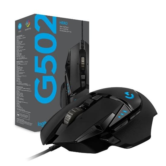 Miš logitech gaming g502 hero rgb