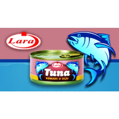 Tuna komadići lara 185g