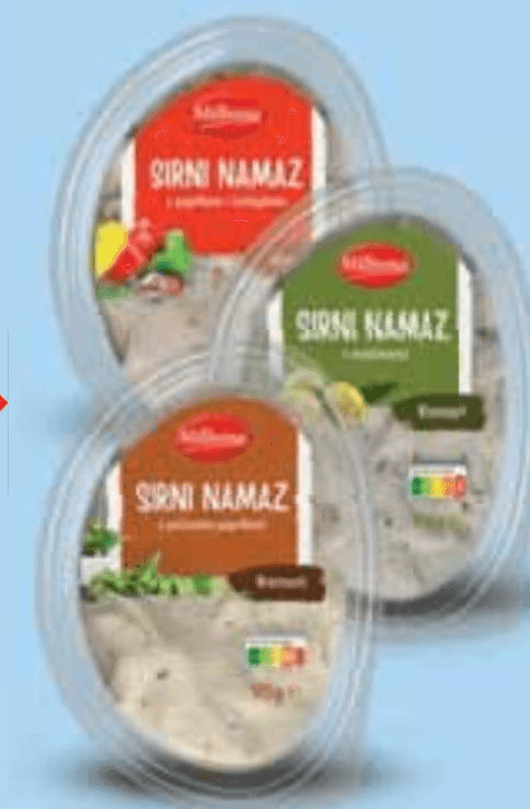 Sirni namaz 125 g Milbona