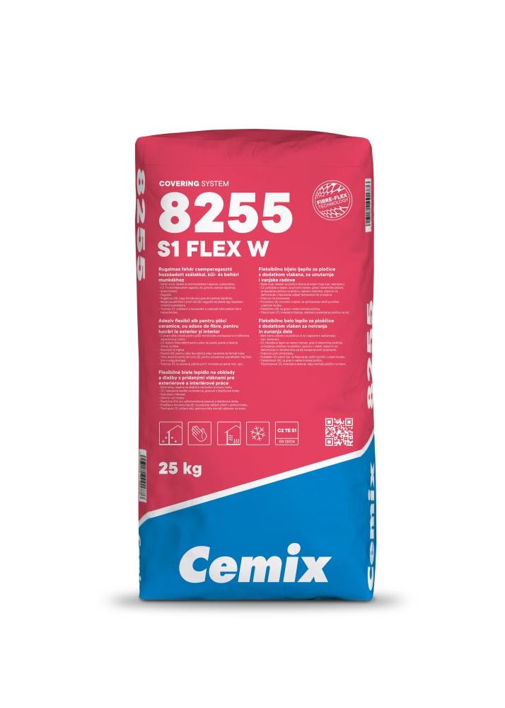 Fleksibilno ljepilo za keramiku 8255 flex w s1 25 kg