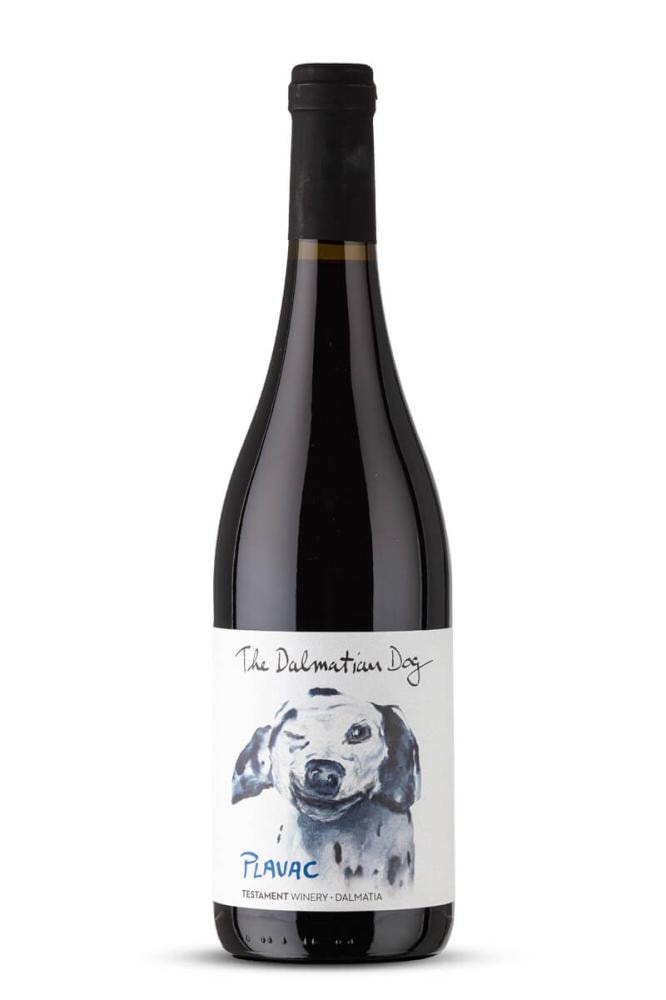 Plavac mali, the dalmatian dog, testament crno vino 0,75 L