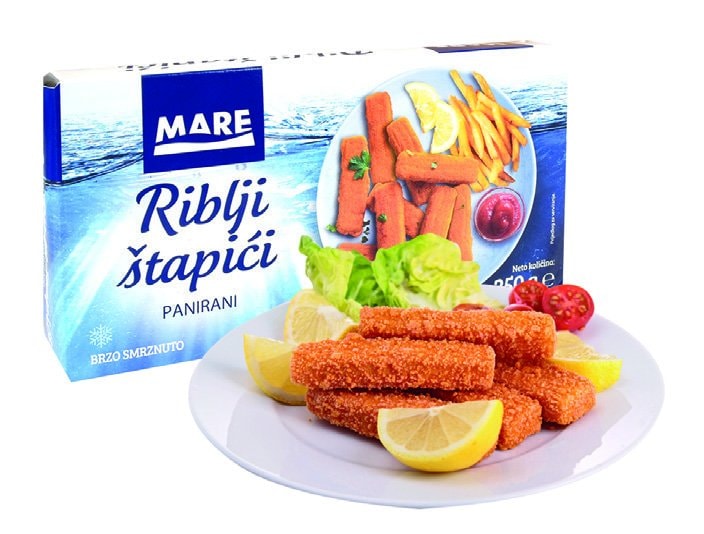 Panirani riblji štapići 250 g