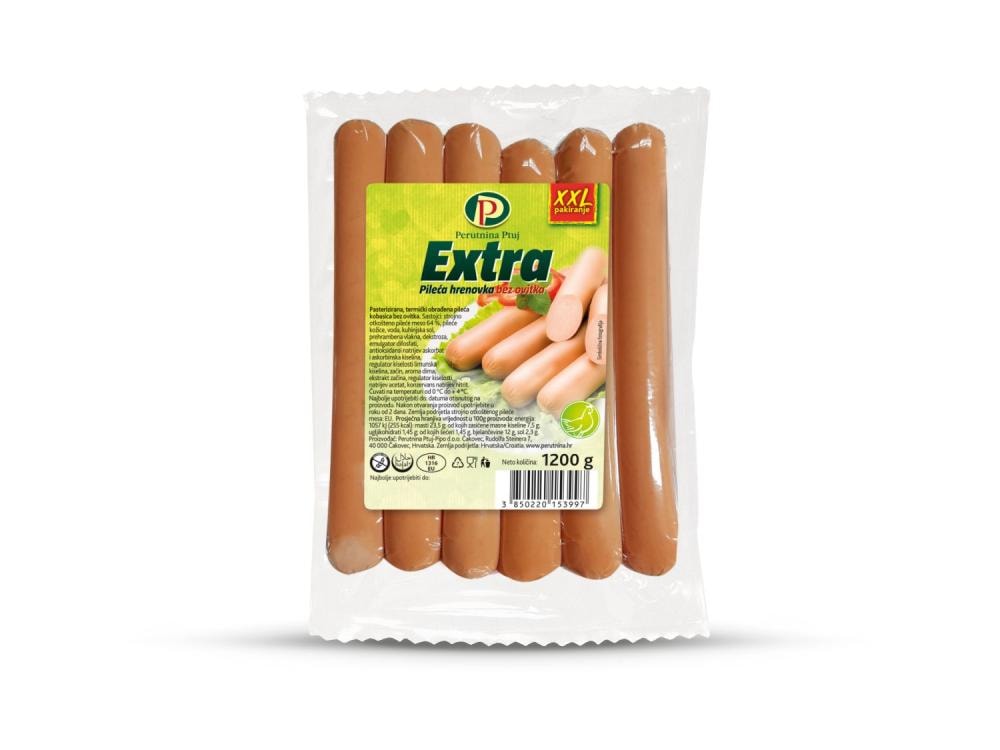 Hrenovka extra pileća xxl 1200 g
