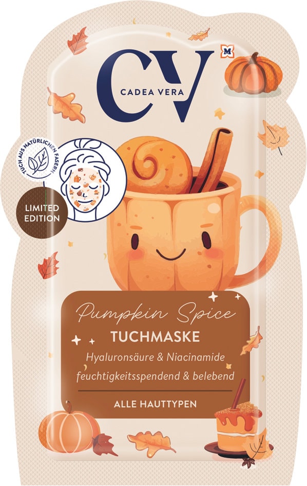 Limited edition pumpkin spice maska maramica za lice 1 kom