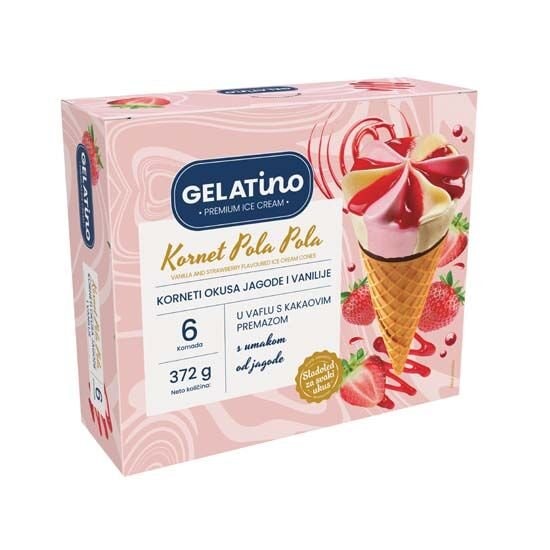 Gelatino kornet pola pola 6x 110 ml