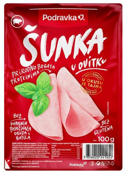 Bečka, šunka u ovitku ili tirolska 100 g