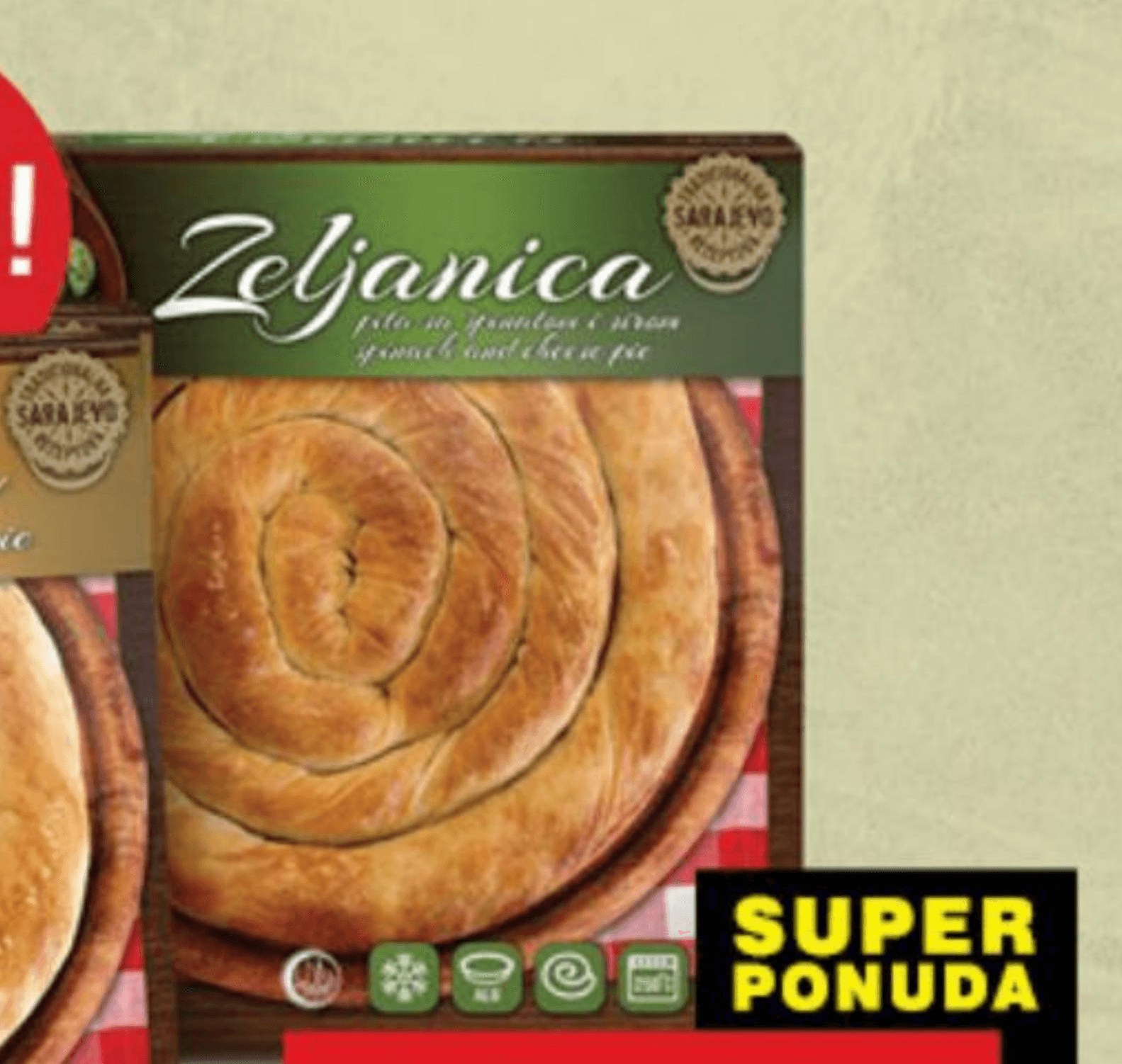 Pita sa špinatom 500 g