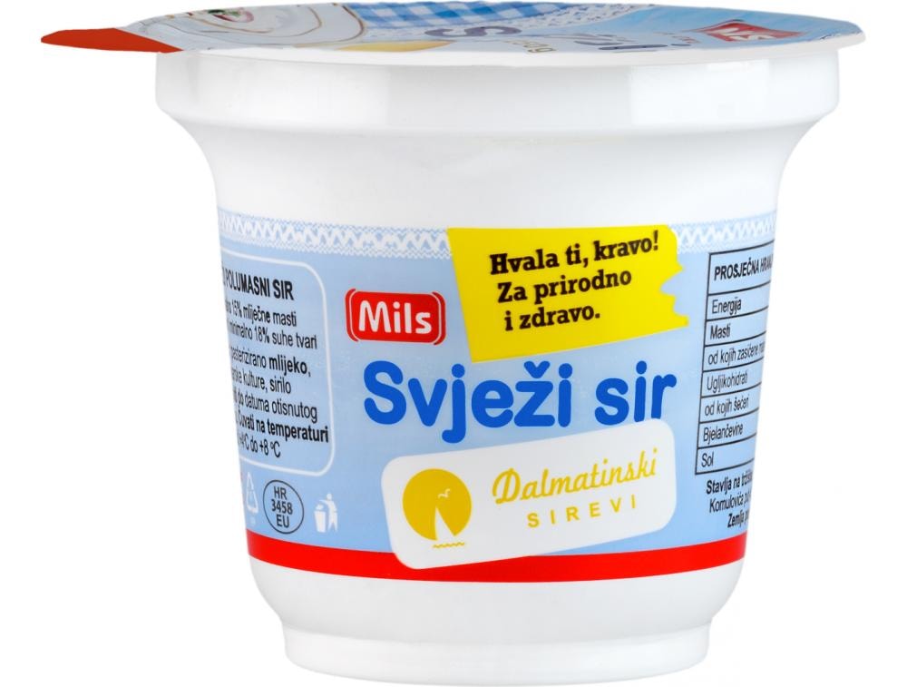 Dalmatinski sirevi svježi sir 250 g