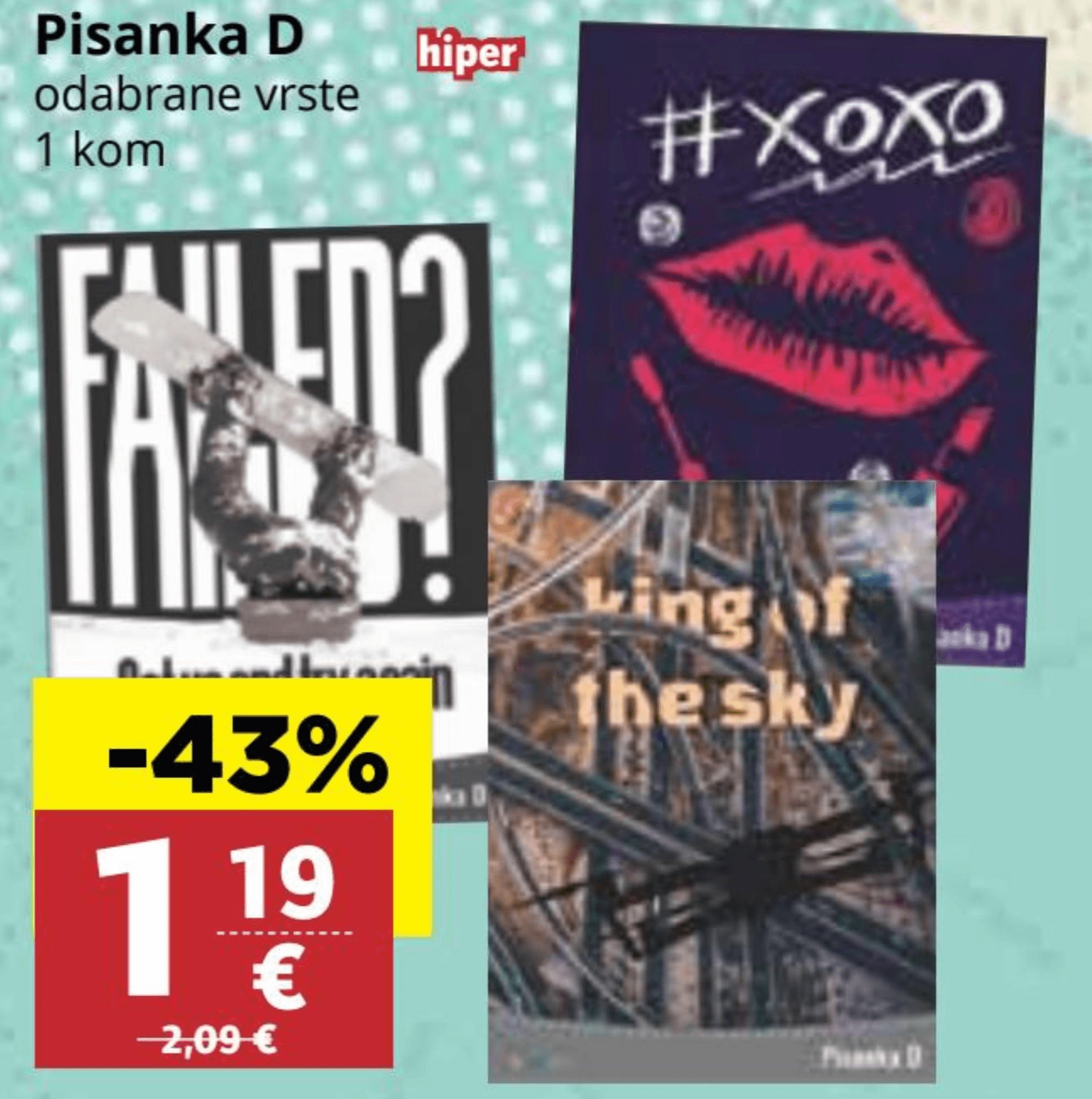 Pisanka d 1 kom