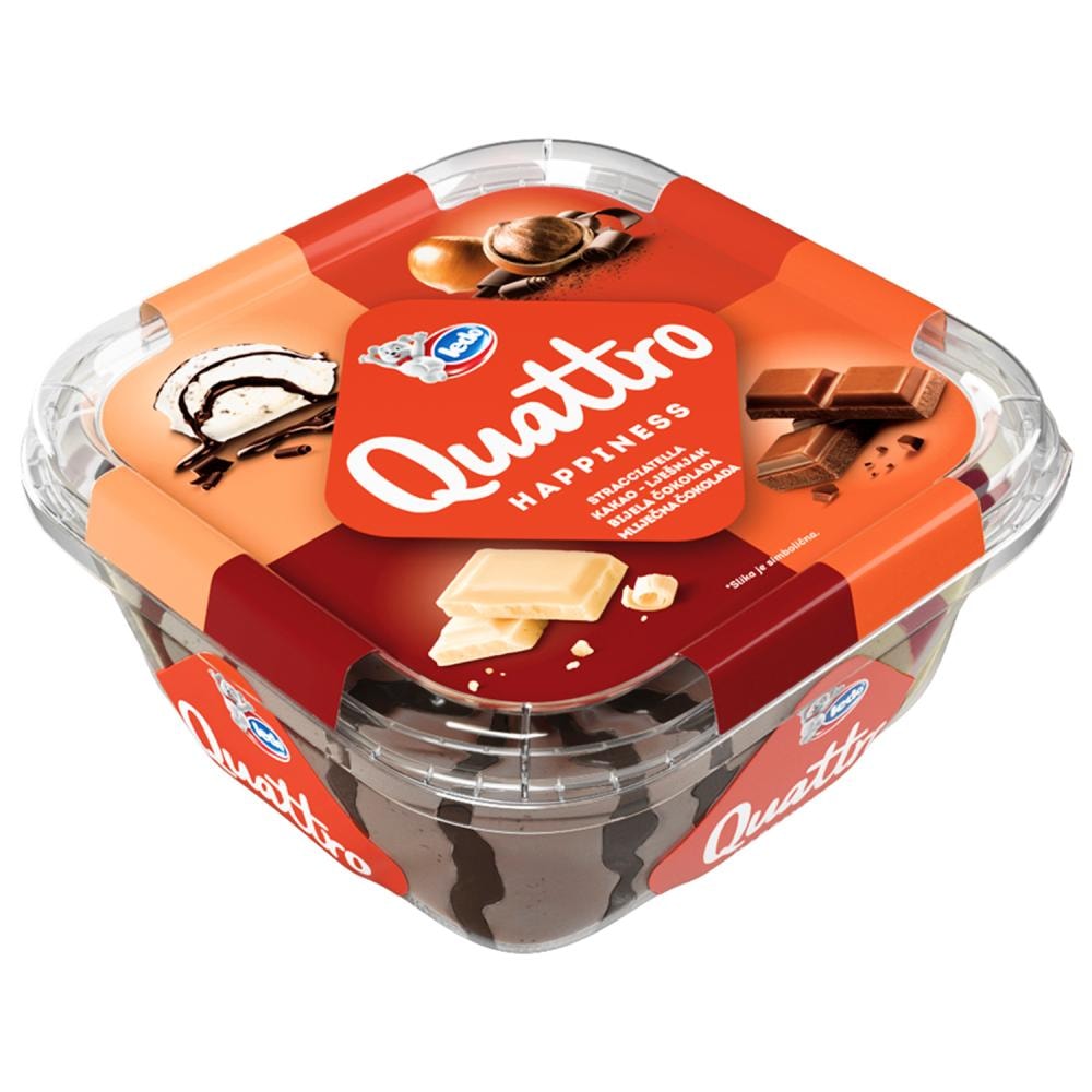 Sladoled quattro happiness 1650 ml