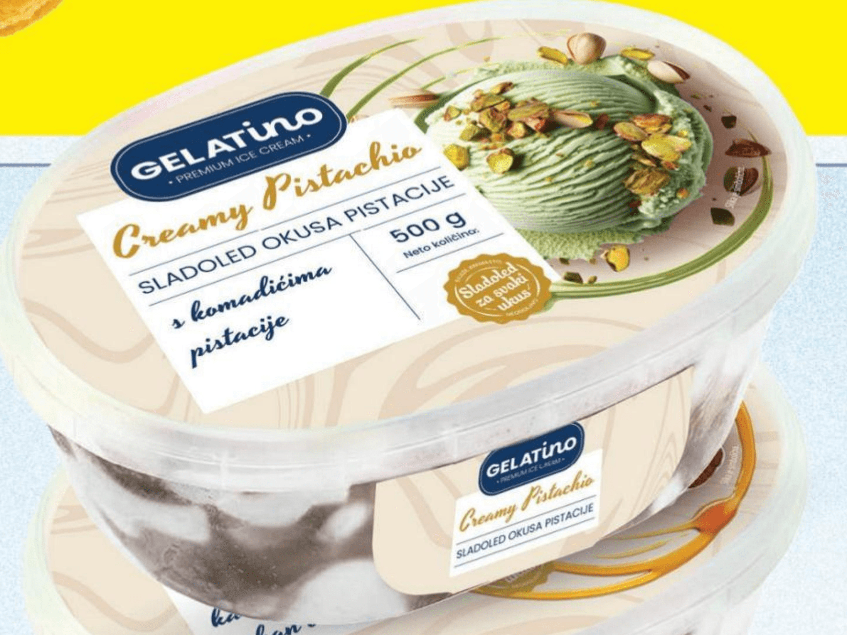 Gelatino sladoled orah ili pistacija 900 ml