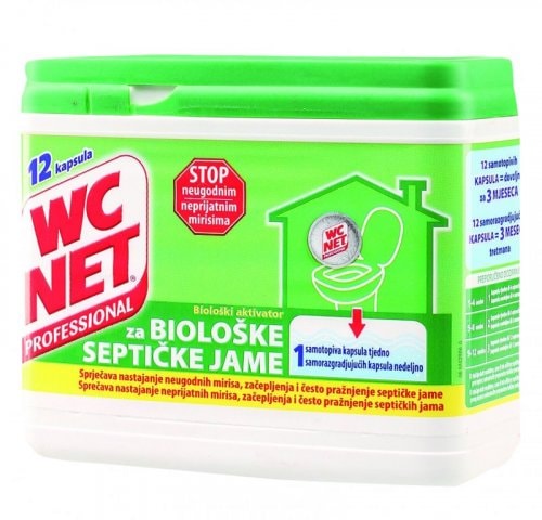 Kapsule za biološke septičke jame wc net 216g 12 kapsula