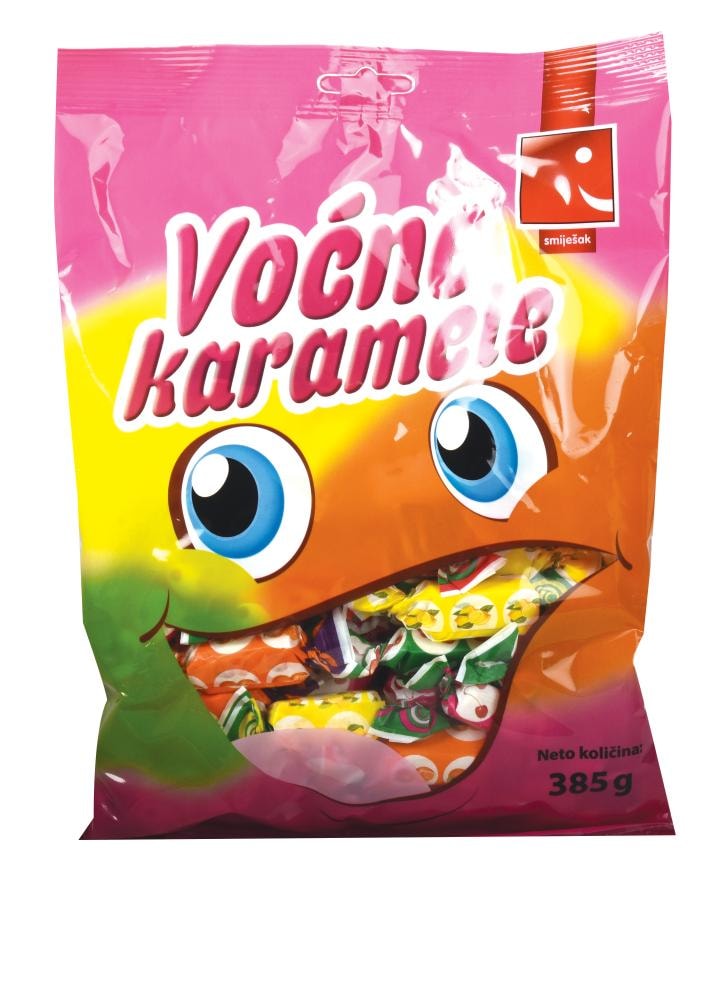 Voćne karamele 385 g