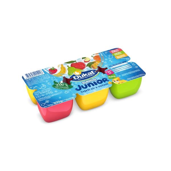 Svježi sir s voćem dukatino 6 x 50 g (300 g)