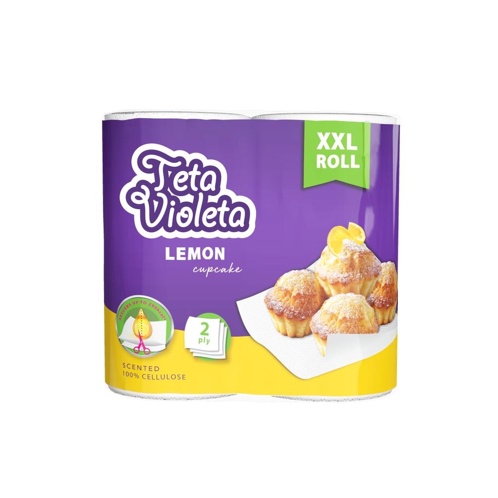 Papirnati ručnici lemon cheesecake 2 role Violeta
