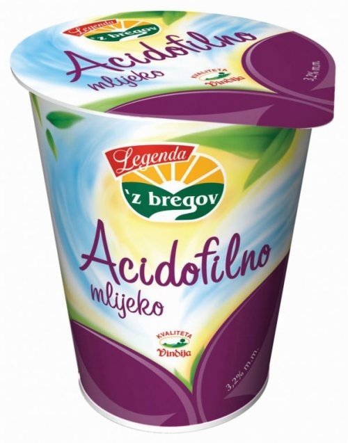 Kefir, kiselo mlijeko ili acidofilno mlijeko 'z bregov 400 g