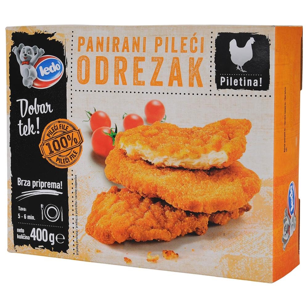 Ledo panirani pileći odrezak 400g