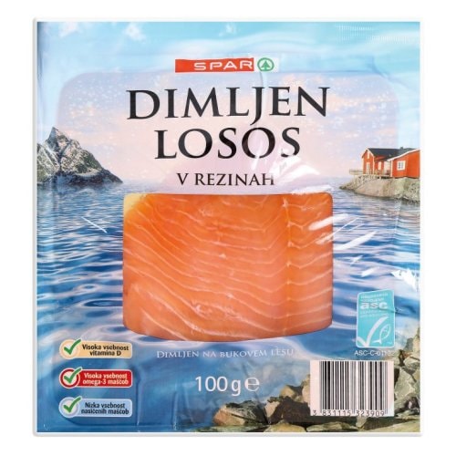 Losos atlantski dimljeni 100 g