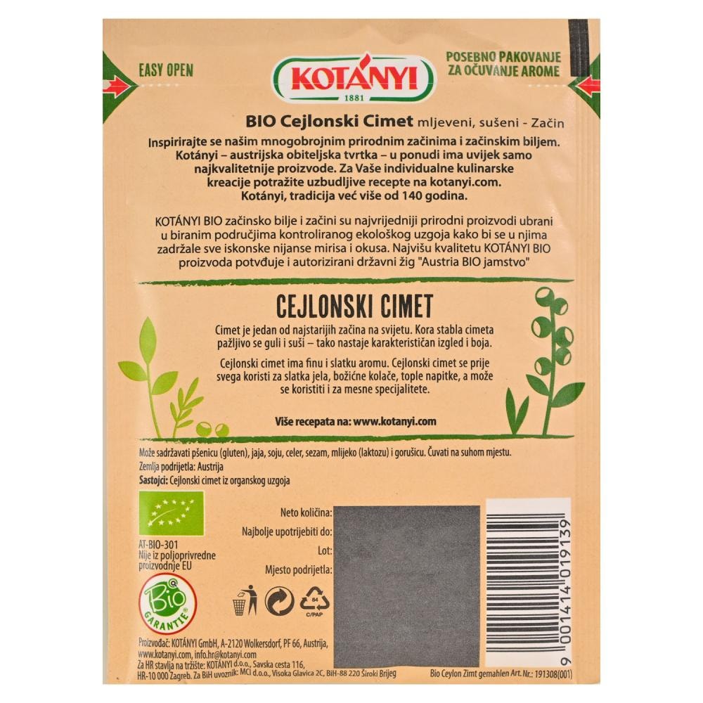 Bio cejlonski cimet