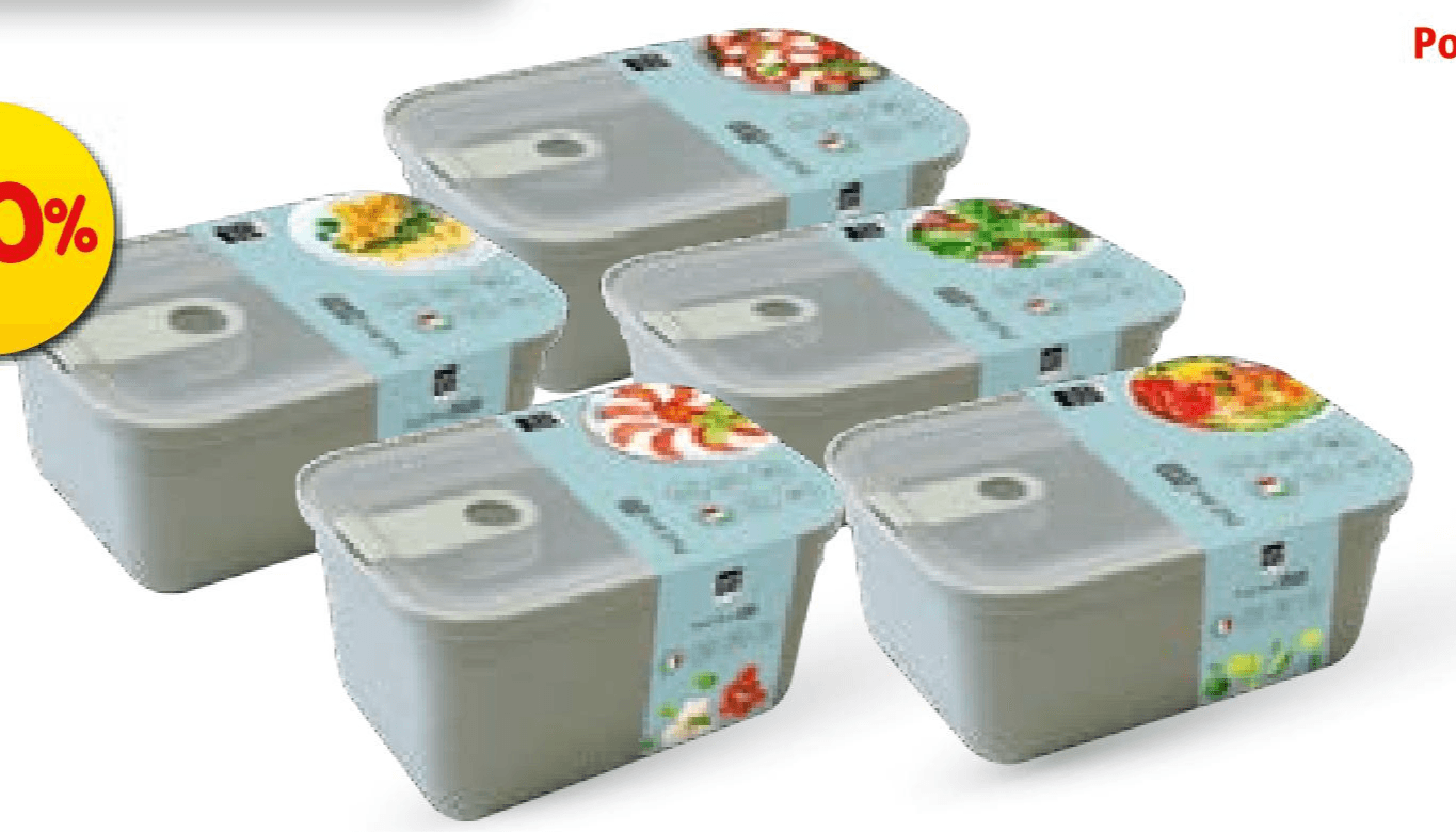 Posuda s poklopcem pull box 0,75 L