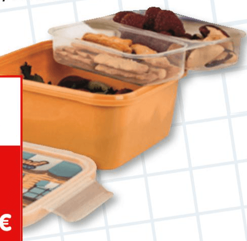Posuda za užinu s poklopcem na klik zatvaranje 1 kom, 800 ml