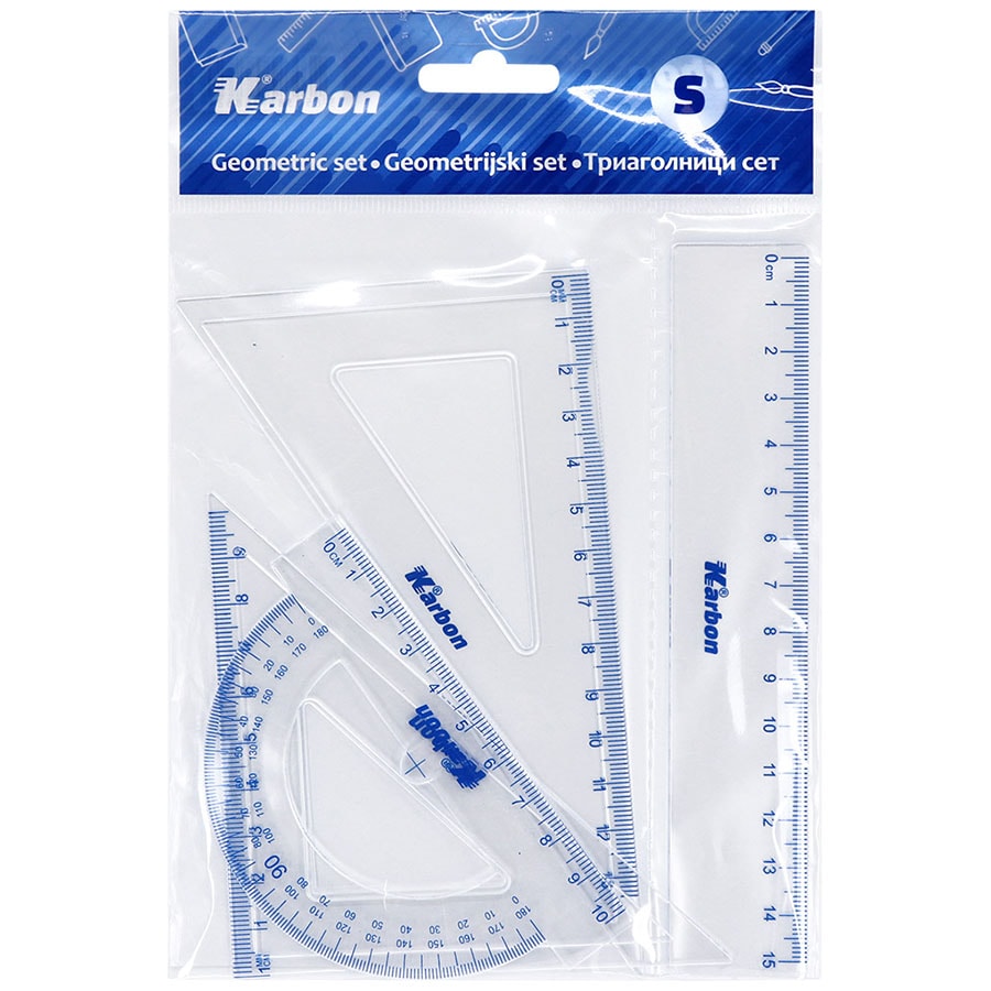 Geometrijski set 4 komada