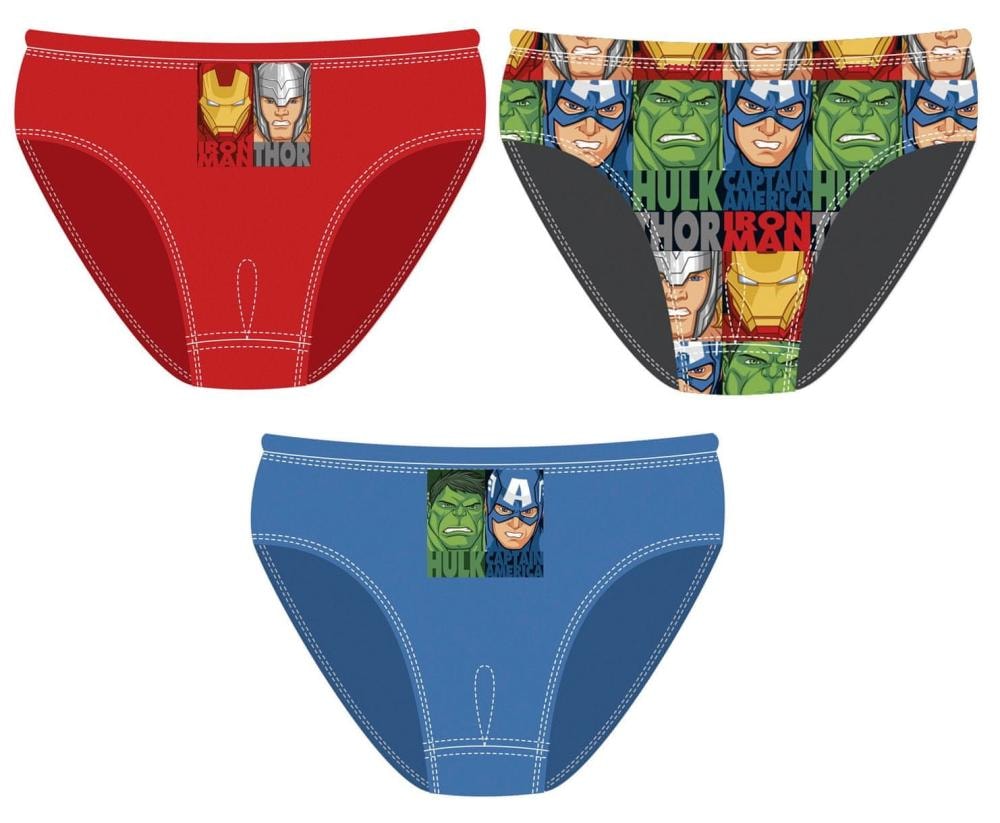 Dječje gaćice avengers, spiderman 3/1 pak
