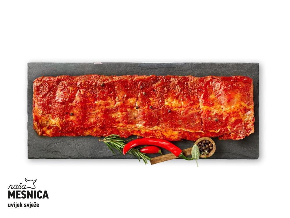 Svježa svinjska marinirana rebra cca 500 g