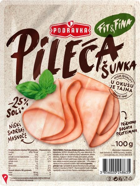 Domaća šunka, pileća prsa ili pureća prsa naresci 100g