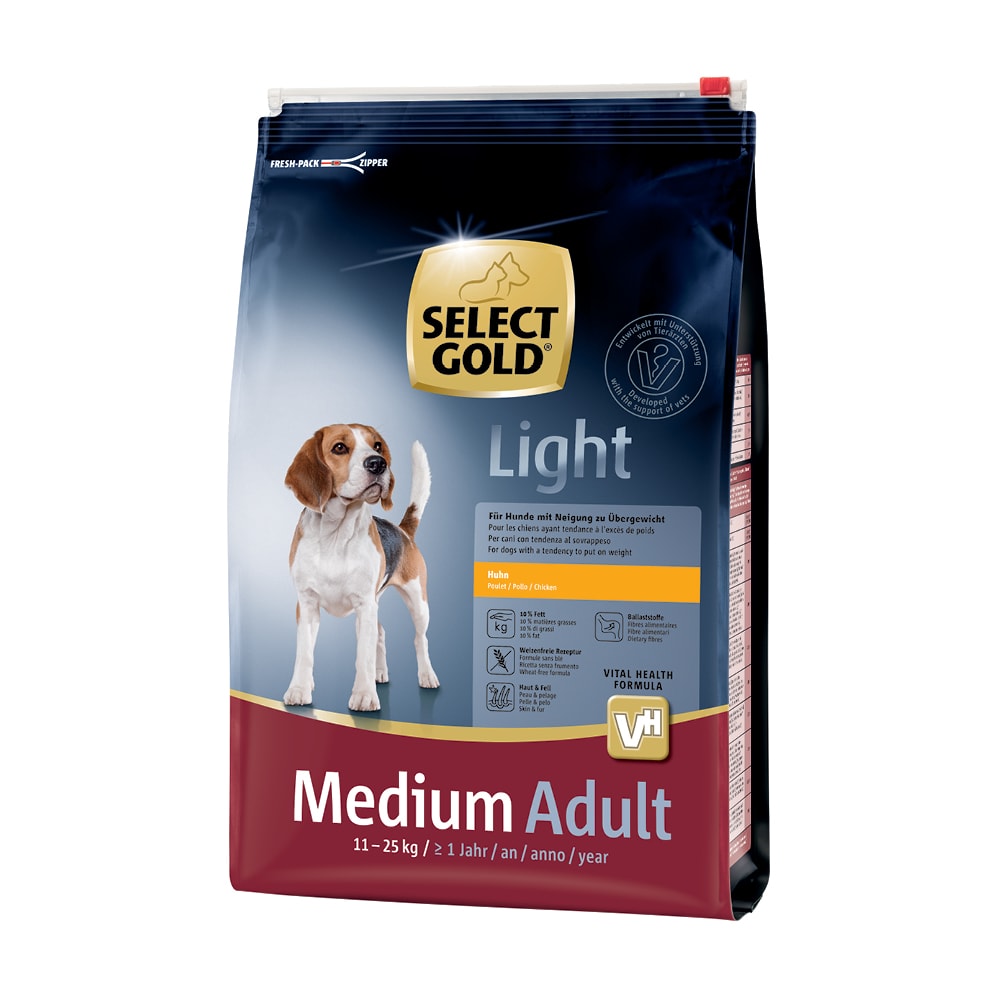 Select gold light adult medium 4 kg