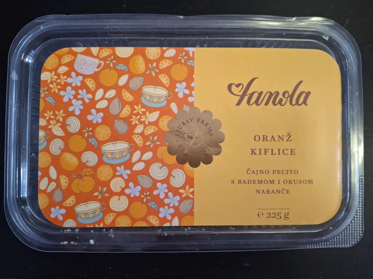 Oranž kiflice 225 g