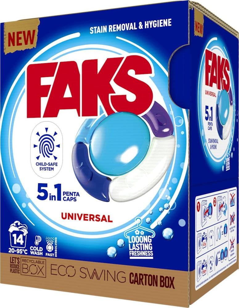 Universal kapsule za pranje rublja 14 kom