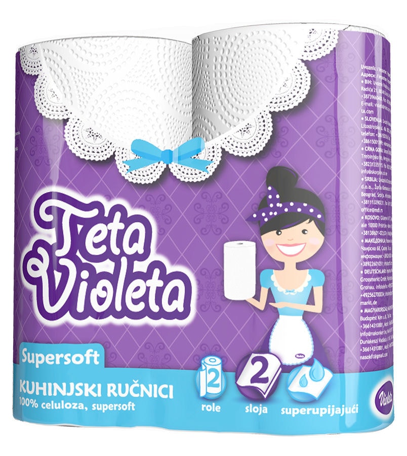 Papirnati ručnici 2 role