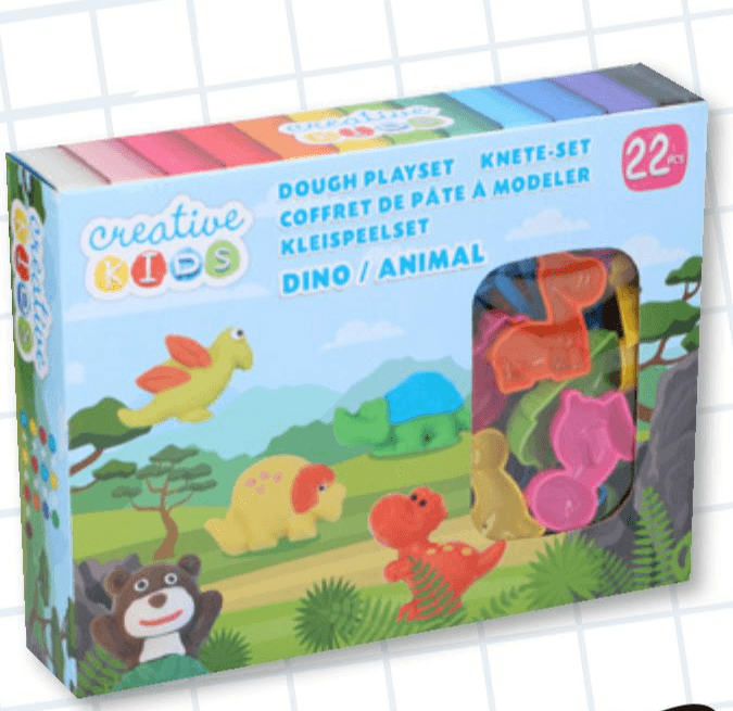 Set za igru s plastelinom dino