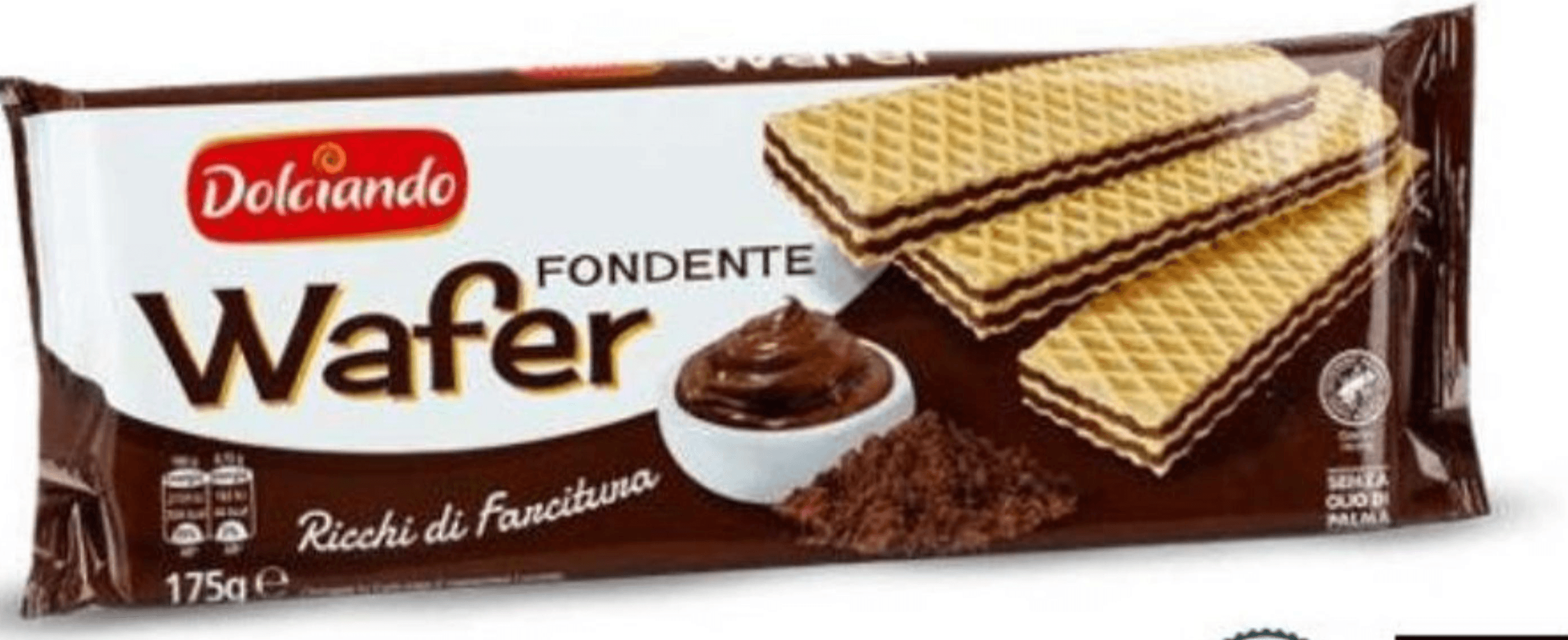 Dolciando napolitanke s tamnom čokoladom 175 g