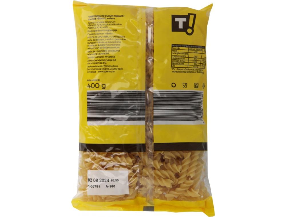 Tjestenina fusili 400 g