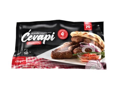 Ćevapčići, pljeskavice 400 g