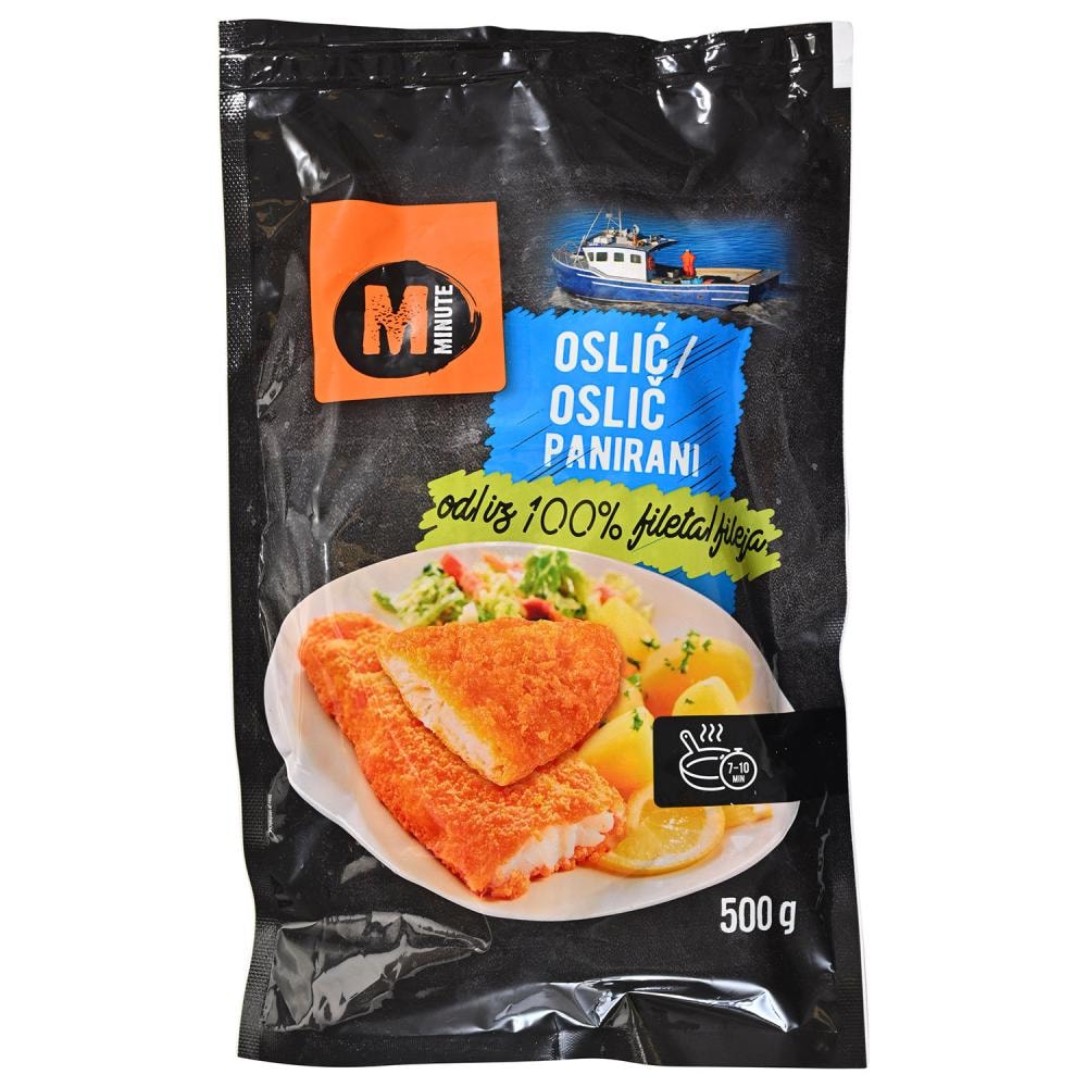 Minute panirani filet oslića 500g