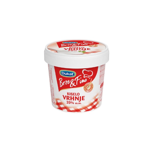 Dukat kiselo vrhnje 900 g
