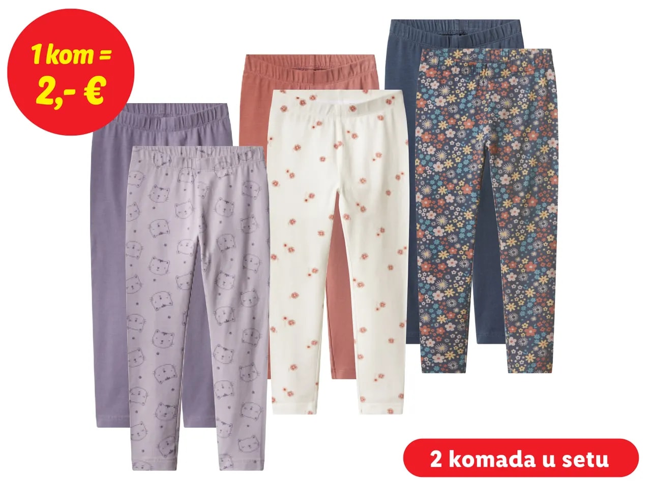 Tajice 2 komada u setu