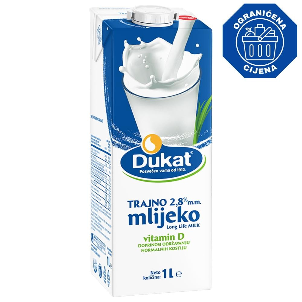 Mlijeko trajno 1 l