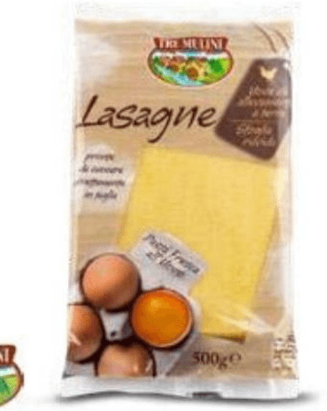 Svježe lazanje s jajima 500 g