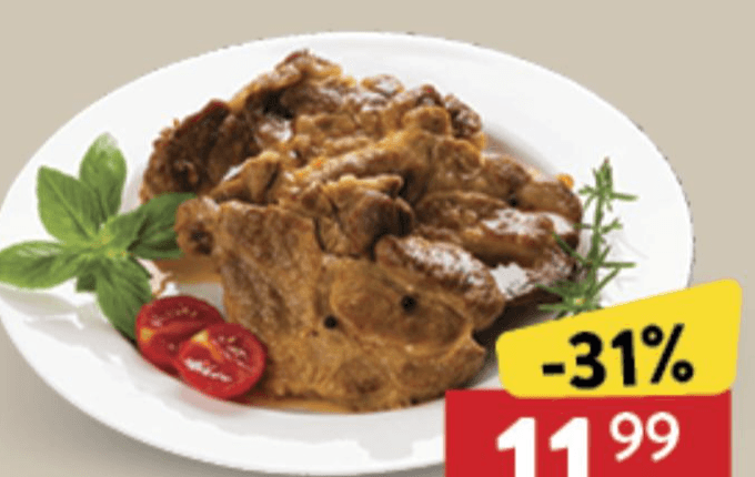 Pečeni svinjski vrat 1kg