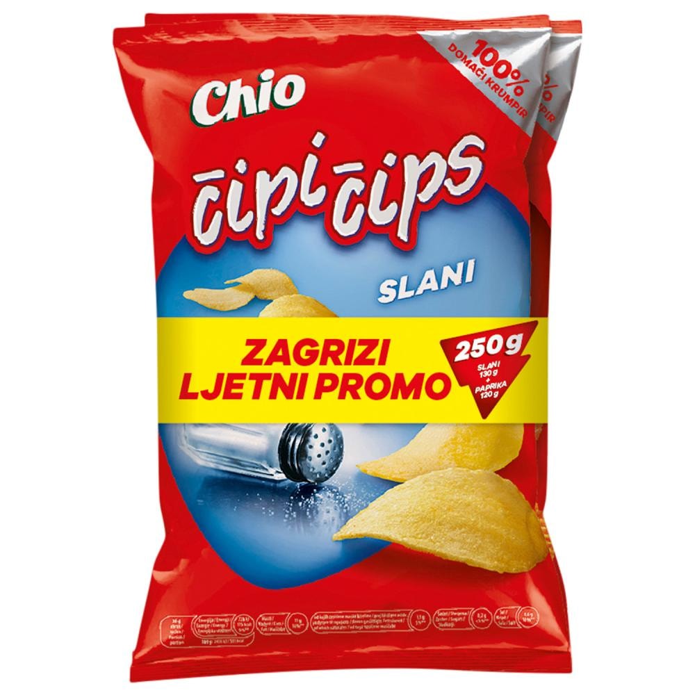 Čips čipi čips od 120 g do 130 g