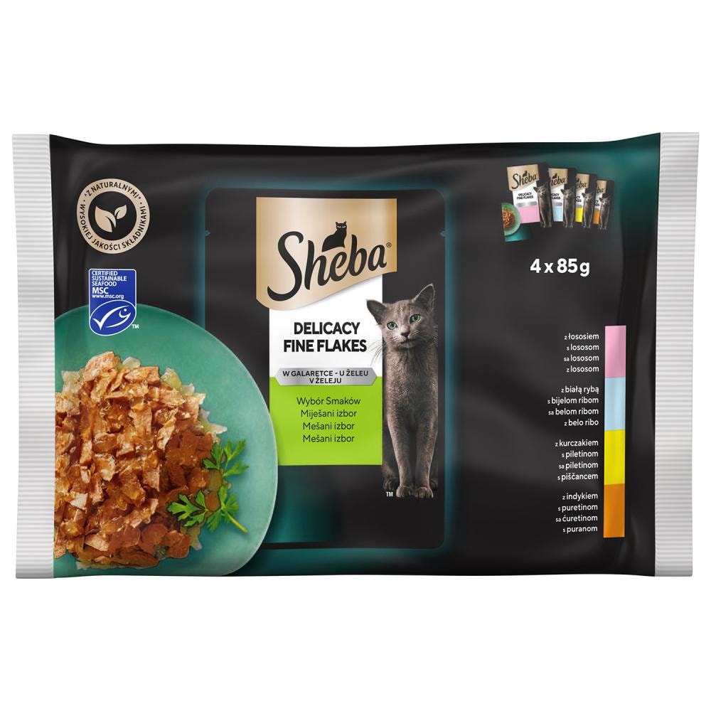 Delikatesse fine flakes 4x85 g
