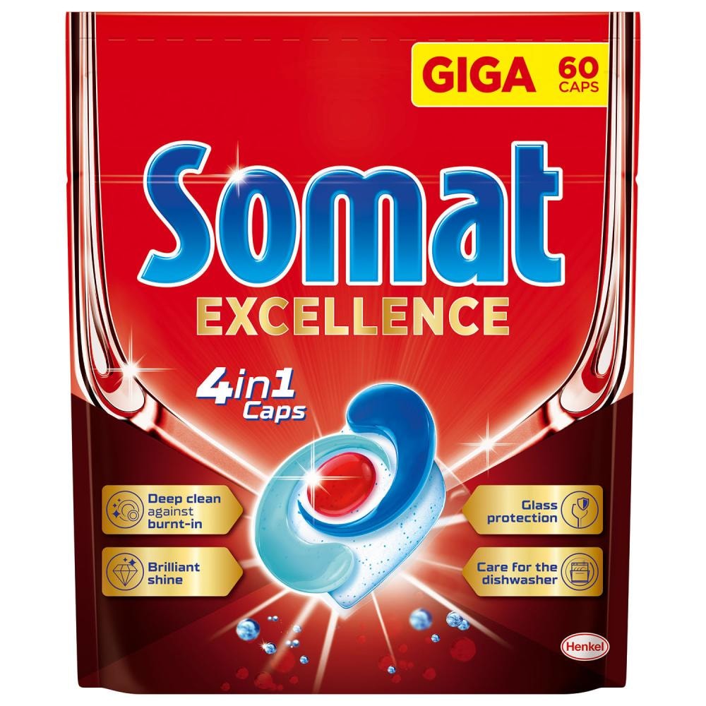 Tablete za pranje posuđa excellence 4in1 60 kom