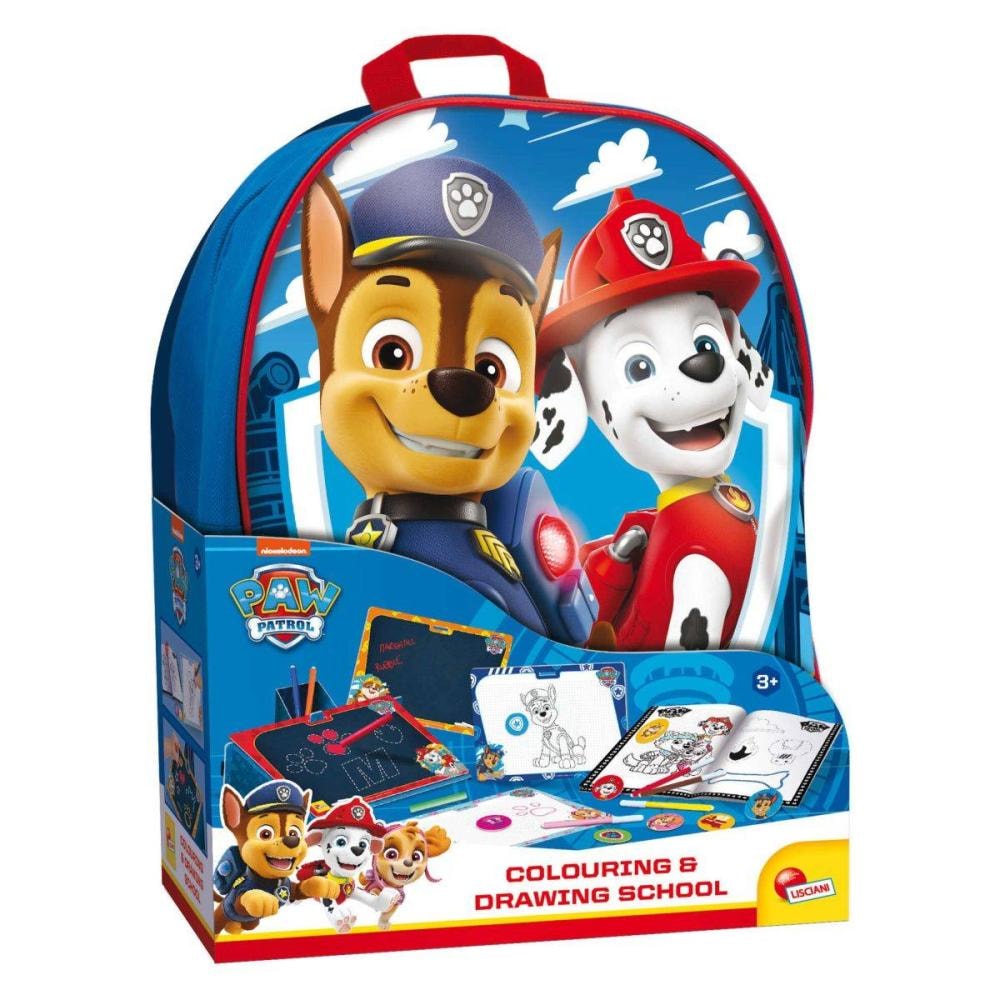 Ruksak sa setom za crtanje paw patrol