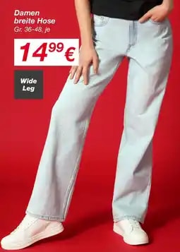 Ženske široke traperice vel. 36-48