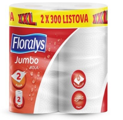 Kuhinjski ubrusi Maxi rola, 2 role, 300 listića