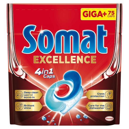 Tablete ili gel za strojno pranje posuđa Tablete All in One 75/1 ili Excellence 4in1 50/1 ili gel 1,08L/60 pranja